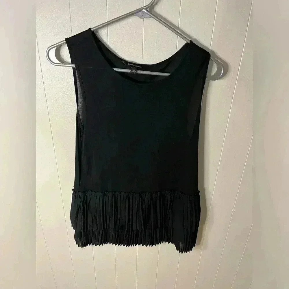 Banana Republic Black Blouse Size XSmall